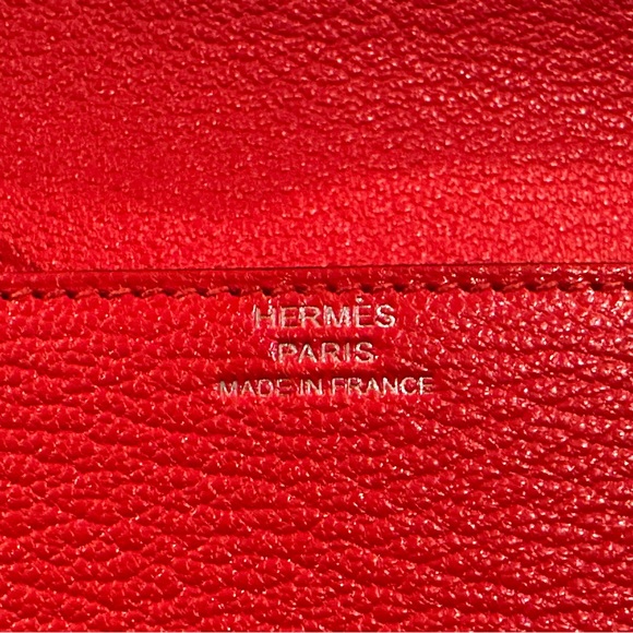 Authentic Hermes Roulis Slim Compact Chèvre Mysore palladium hardware - Picture 6 of 15